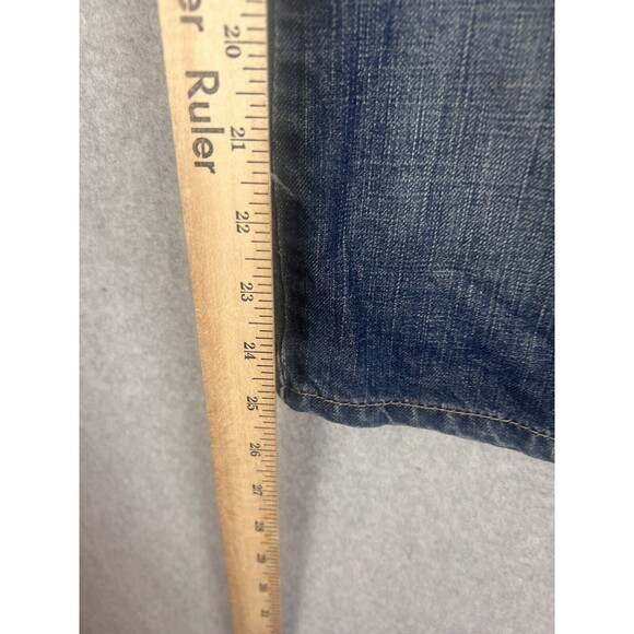 Men's Levi 569 Loose Straight Below Knee Denim Shorts Size 42  Waist - Picture 10 of 12